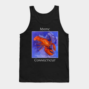 Iconic Red Lobster representing the great town of Mystic Connecticut Tank Top